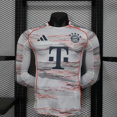 25-26 Player Bayern Away Long Sleeve Football Jersey S-2XL