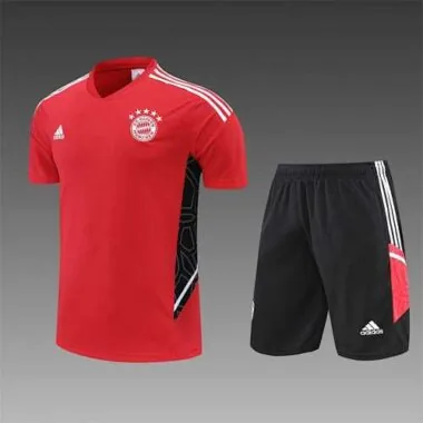 22-23 Bayern vest training suit kit black 3