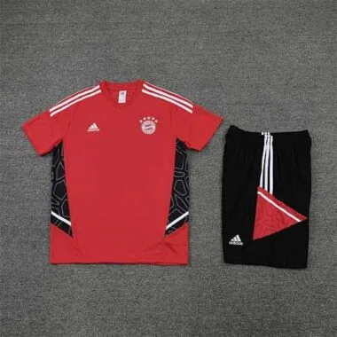22-23 Bayern vest training suit kit black 3