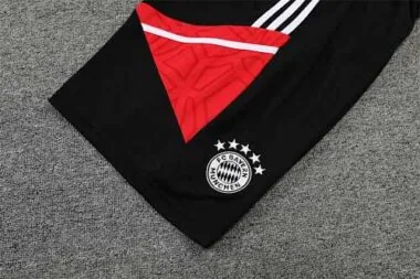 22-23 Bayern vest training suit kit black 3
