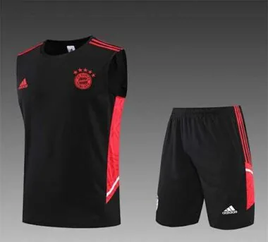 22-23 Bayern vest training suit kit black