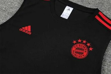 22-23 Bayern vest training suit kit black