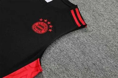 22-23 Bayern vest training suit kit black
