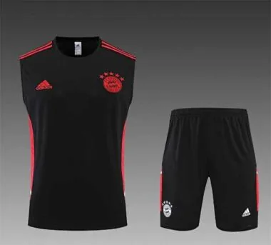 22-23 Bayern vest training suit kit black