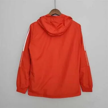 22-23 Bayern red windbreaker