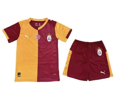 25-26 Kids Galatasaray Home Kit Cheap Football Jersey Wholesale Yupoo