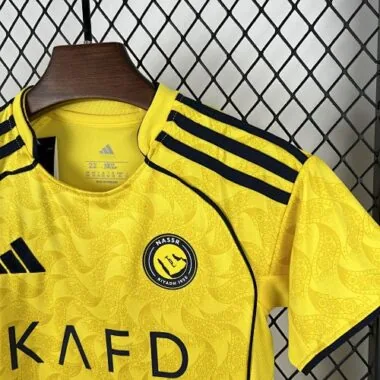 25-26 Kids Al-Nassr Home Kit Cheap Football Jersey Wholesale Yupoo