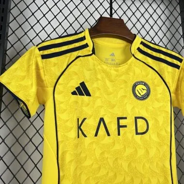 25-26 Kids Al-Nassr Home Kit Cheap Football Jersey Wholesale Yupoo