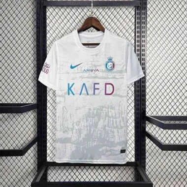 23-24 Al-Nassr third away white jersey Best Soccer Jersey