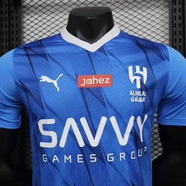 23-24 Al-Hilal home Player Version size S-XXL Soccer Jersey