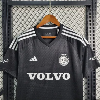 23-24 Maccabi Black away size S-4XL Soccer Jersey