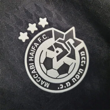 23-24 Maccabi Black away size S-4XL Soccer Jersey