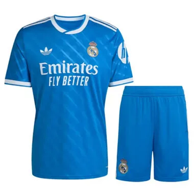 25-26 Real Madrid Third Away Kit Jersey+Shorts Cheap Football Jersey Wholesale Yupoo
