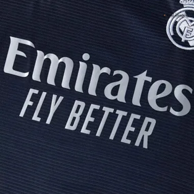 2025/26 Kids Real Madrid visitante Kids Full Kit camisola de futebol foto do álbum 3