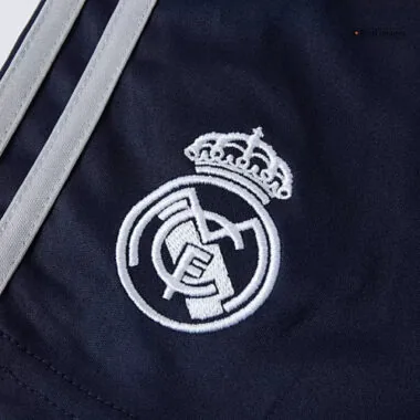 2025/26 Kids Real Madrid visitante Kids Full Kit camisola de futebol foto do álbum 7