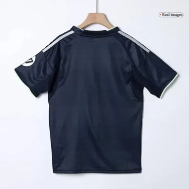 2025/26 Kids Real Madrid visitante Kids Full Kit camisola de futebol foto do álbum 8