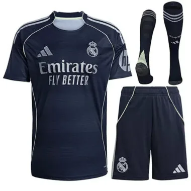 25-26 Real Madrid Away Full Kit Cheap Football Jersey Wholesale Yupoo
