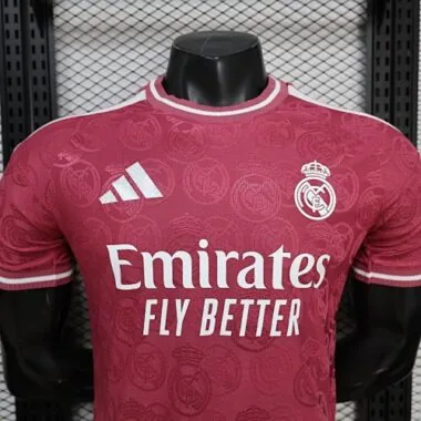 26-27 Player Real Madrid Red Special Edition Kit Cheap Football Jersey Wholesale Yupoo