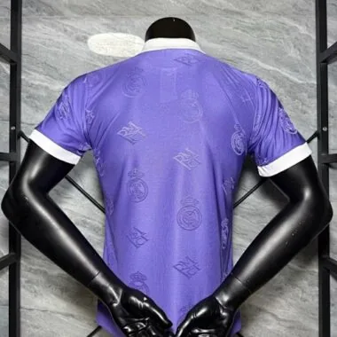 25-26 Player Real Madrid Purple Polo Special Edition Kit Cheap Football Jersey Wholesale Yupoo