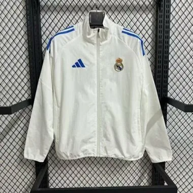 25-26 Real Madrid Windbreaker Jacket Kit S-3XL Cheap Football Jersey Wholesale Yupoo