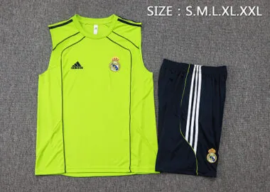 25-26 Real Madrid Sleeveless Training Kits Tracksuits Cheap Football Jersey Wholesale Yupoo