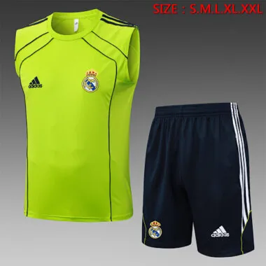 25-26 Real Madrid Sleeveless Training Kits Tracksuits Cheap Football Jersey Wholesale Yupoo