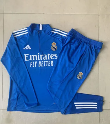 25-26 Real Madrid Training Kits Tracksuits Sweatshirt Cheap Jersey Wholesale Yupoo