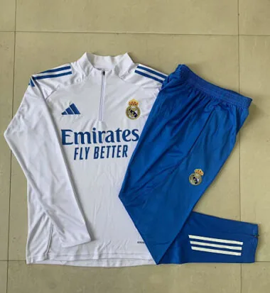 25-26 Real Madrid Training Kits Tracksuits Sweatshirt Cheap Jersey Wholesale Yupoo