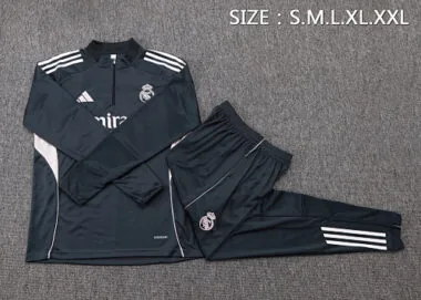 25-26 Real Madrid Training Kits Tracksuits Sweatshirt Cheap Jersey Wholesale Yupoo