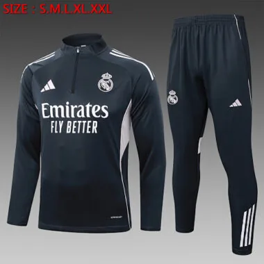 25-26 Real Madrid Training Kits Tracksuits Sweatshirt Cheap Jersey Wholesale Yupoo