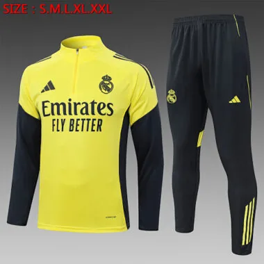 25-26 Real Madrid Training Kits Tracksuits Sweatshirt Cheap Jersey Wholesale Yupoo