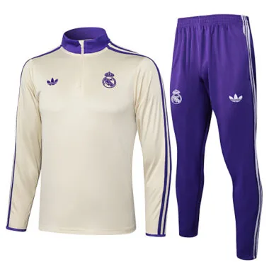 25-26 Real Madrid Training Kits Tracksuits Sweatshirt Cheap Jersey Wholesale Yupoo