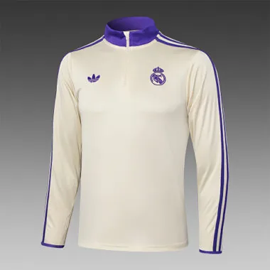 25-26 Real Madrid Training Kits Tracksuits Sweatshirt Cheap Jersey Wholesale Yupoo