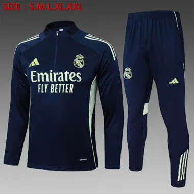 25-26 Real Madrid Training Kits Tracksuits Sweatshirt Cheap Jersey Wholesale Yupoo