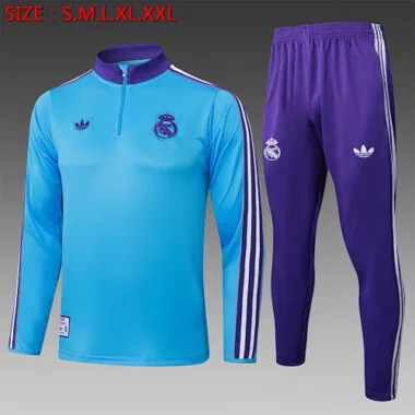 25-26 Real Madrid Training Kits Tracksuits Sweatshirt Cheap Jersey Wholesale Yupoo