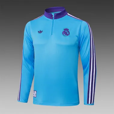 25-26 Real Madrid Training Kits Tracksuits Sweatshirt Cheap Jersey Wholesale Yupoo