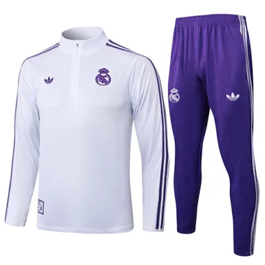 25-26 Real Madrid Training Kits Tracksuits Sweatshirt Cheap Jersey Wholesale Yupoo