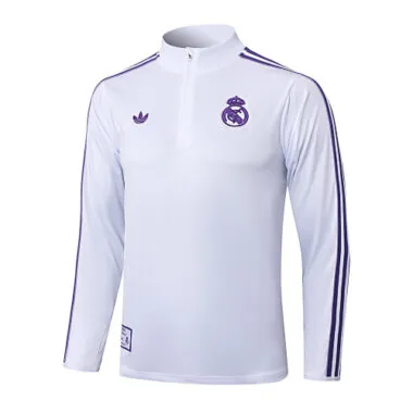 25-26 Real Madrid Training Kits Tracksuits Sweatshirt Cheap Jersey Wholesale Yupoo