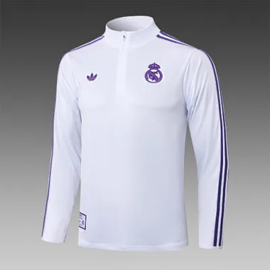 25-26 Real Madrid Training Kits Tracksuits Sweatshirt Cheap Jersey Wholesale Yupoo