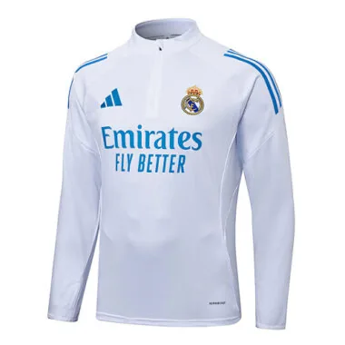 25-26 Real Madrid Training Kits Tracksuits Sweatshirt Cheap Football Jersey Wholesale Yupoo