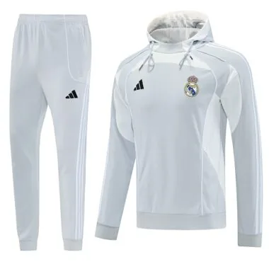 25-26 Real Madrid Hoodie Training Kits Tracksuits Jacket Cheap Football Jersey Wholesale Yupoo