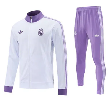 25-26 Real Madrid Training Kits Tracksuits Jacket Cheap Football Jersey Wholesale Yupoo