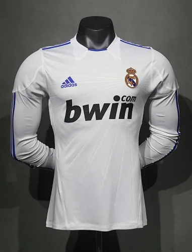 10-11 Retro Player Real Madrid Home Kit Long Sleeve Cheap Football Jersey Wholesale Yupoo