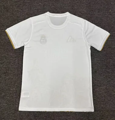 25-26 Real Madrid White & Golden Special Edition Kit S-4XL Cheap Football Jersey Wholesale Yupoo