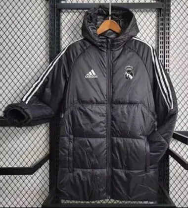 2023/24 Real Madrid black cotton coat size