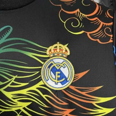 24-25 Real Madrid Rainbow Dragon Black Training Kit