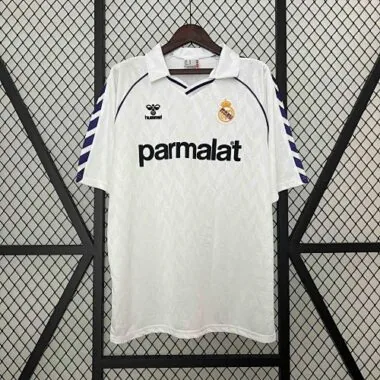 88-89 Real Madrid Home Retro Kit Vintage Shirt