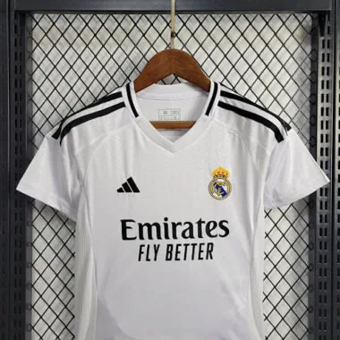 24-25 Real Madrid Home Kid Kits Youth Apparels