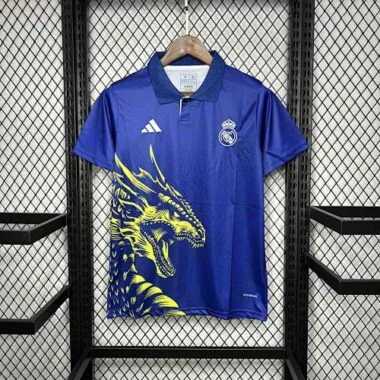 24-25 Real Madrid Dragon Bluen Special Edition Kit Soccer Uniform