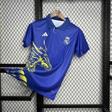 24-25 Real Madrid Dragon Bluen Special Edition Kit Soccer Uniform